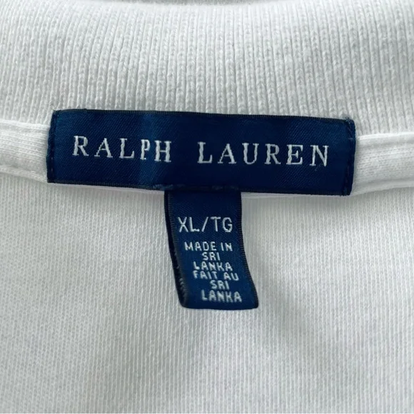 Ralph Lauren Classic White Sleeveless Women’s White Polo Size XL - Picture 13 of 14